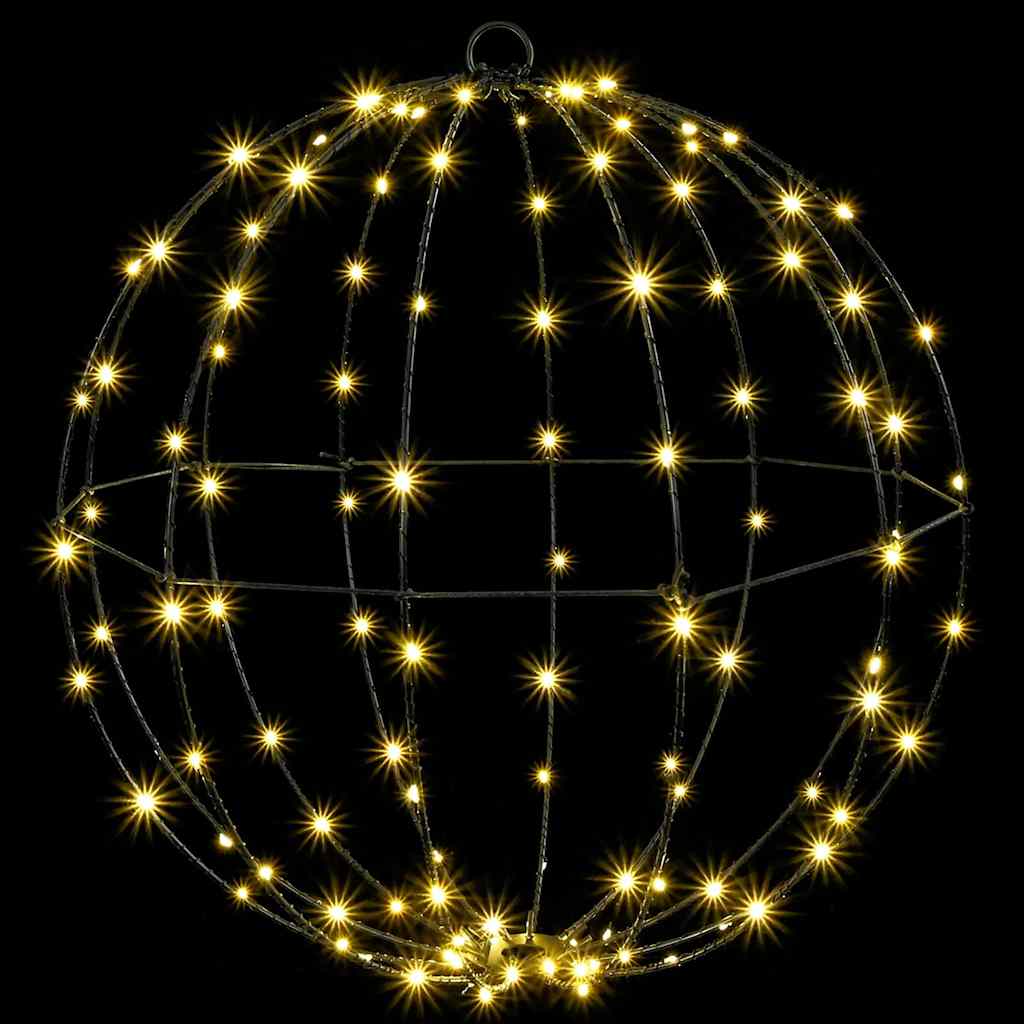 Ball with 160 LEDs Warm white 50 cm Metal